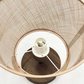 Brilagi - Lampadario LED ANTHONY 1xE14/60W/230V noce/beige