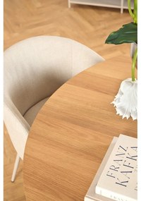 Tavolo da pranzo rotondo con piano effetto rovere ø 120 cm Soli - Actona