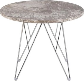 Tavolino rotondo in marmo ø 55 cm Prunus - Actona