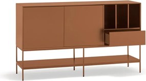 Cassettiera color mattone 166x98x45 cm Platt – Teulat