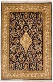 Cashmere Silk Tappeto 130 x 190 Beige (Indian) Annodato A Mano