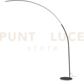 Comet piantana nera led interruttore touch led 3000k 30w 2950 lm di...