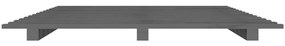 Giroletto grigio 90x200 cm in legno massello di pino