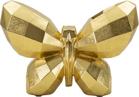 Vaso Butterfly Gold Cm 22,5X8X15