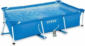 Piscina rettangolare fuori terra INTEX Frame 300 x 200 H 75 cm con POMPA FILTRO
