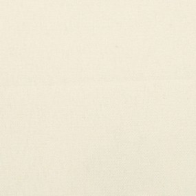 Cuscino per Panca Bianco Crema 120x50x7 cm in Tessuto Oxford