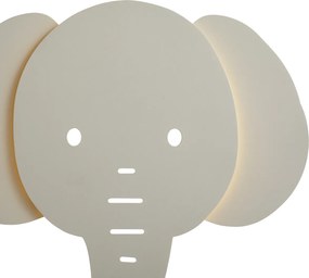 Lampada da parete per bambini beige con LED dimmerabile a 3 livelli - Ellie l'Elefante