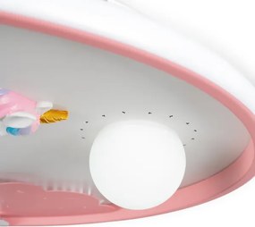 Brilagi - LED dimmerabile. Plafoniera per cameretta UNICORN LED/68W/230V 3000-6000K + telecomando
