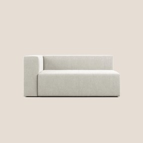 Nettuno modulo angolo/laterale maxi in morbido tessuto bouclè T07 bianco