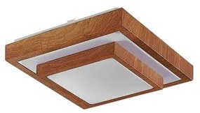 Lindby - Mendosa Square LED Plafoniera Wood Lindby