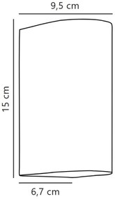 Nordlux - Applique a LED da esterno ASBOL LED/13,3W/230V IP44