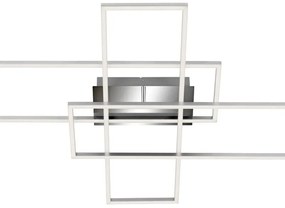 Plafoniera LED Frame argento IP20, 6600 lumen