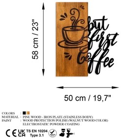 Decorazione da muro 50x58 cm caffè