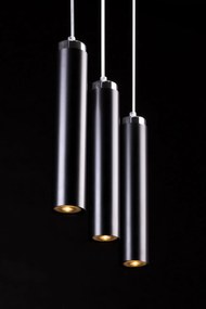 Lampadario a Sospensione in Acciaio 3xGU10 LUNA 3 da interno