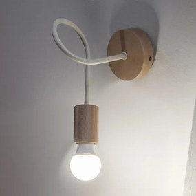 Applique OXFORD 1xE27/15W/230V pino/crema