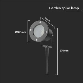 Lampada esterna 1xGU10/35W/230V IP65