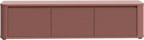 Mobile TV Da Terra 3 Ante 170x40x40 Design Moderno Lehman Terracotta