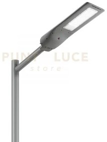 Faro solare stradale led aureus antracite 20w 1600lm 4000k con pann...