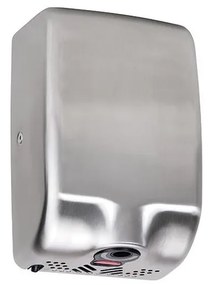 Asciugatore per mani 17x25,5 cm in acciaio inox, finitura argento