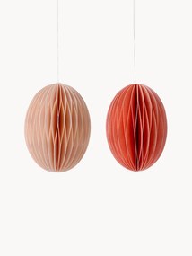 Set di 2 ciondoli decorativi pasquali fatti a mano Honeycomb