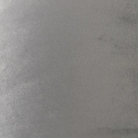 Paralume in velluto grigio 35/35/20