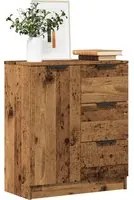 Credenza Legno Antico 60x30x70 cm in Truciolato 856836