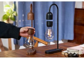 Lampada da tavolo nera (altezza 36,5 cm) Evaro - Gingko