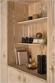 Vaso nero in poliresina fatto a mano (altezza totale 30 cm) Lyst – Villa Collection