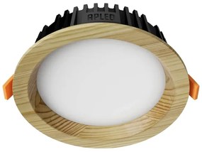 APLED - Lampada LED RONDO WOODLINE LED/6W/230V 4000K diametro 15 cm pino legno solido