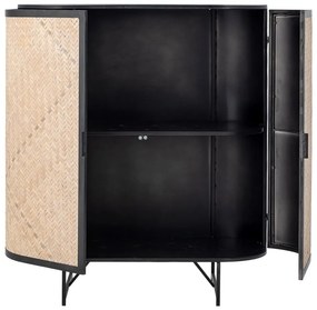 Armadietto di colore naturale in bambù 92x105x36,5 cm Ember – Bloomingville