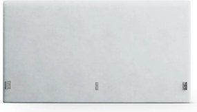 Testiera grigio chiaro in imbottito 150,5x100 cm Remo – Micadoni