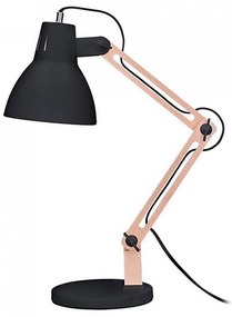 Solight WO57-B − Lampada da tavolo FALUN 1xE27/25W/230V nero