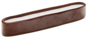 Kave Home - Candela Sapira in ceramica marrone 6 x 34,5 cm