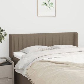 Testiera Ad Orecchio Tortora 147x16x78/88 Cm İn Tessuto /