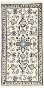 Nain Tappeto persiano 140x70 Beige (Iran) Annodato A Mano