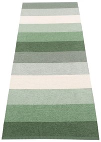 Passatoia da interno/esterno verde/color crema 70x200 cm Molly Woods – Pappelina