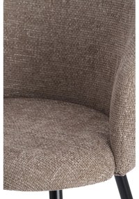 Set di sedie da pranzo beige in metallo 2 pz Radaja – Light &amp; Living