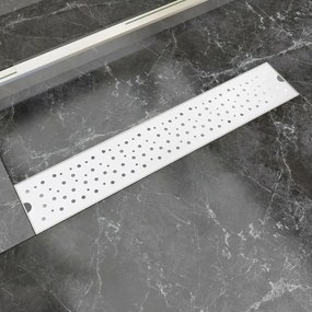 Canaletta Di Drenaggio Per Doccia A Bolle 630x140 Mm İn Acciaio /