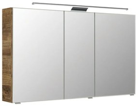 Pensile con luce PELIPAL marrone L 120 x H 70.3 x P 17 cm