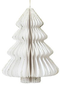 Albero di Natale Decoris Bianco Ø 30 x 40 cm Riattaccare Decorativo