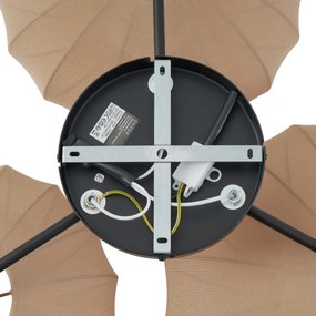 Plafoniera Japandi marrone a 3 luci - Multi Bida