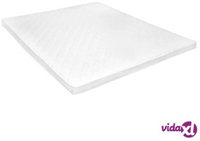 vidaXL Coprimaterasso 180x200cm Schiuma a Freddo Superficie a Onde 6cm