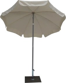 Ombrellone da Giardino Ø2 m Palo Ø33 mm in Acciaio Maffei Borgo Ecru...