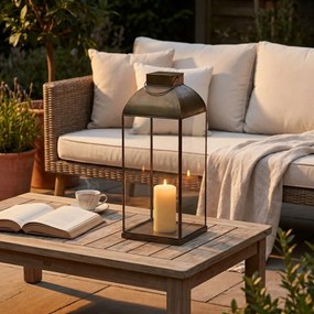 CHANEL - lanterna in vetro e acciaio