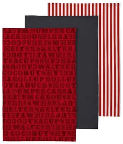 Asciugamani in cotone in set da 3 40x60 cm Carnival - Premier Housewares
