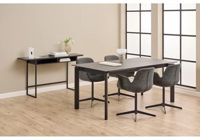 Tavolo consolle nero con effetto frassino 40x140 cm Darlington – Actona