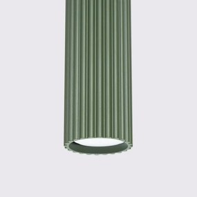 Sollux SL.1611 - Lampadario a sospensione con filo KARBON 1xGU10/10W/230V verde