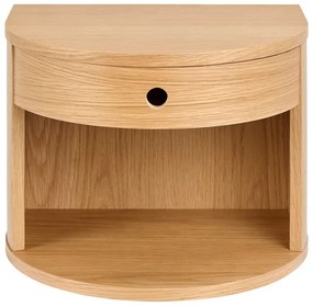 Comodino colore naturale chiaro con effetto rovere Paron – Actona