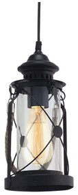 Eglo 49213 - Lampadario BRADFORD 1xE27/60W/230V