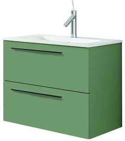 Mobile da bagno sotto lavabo  laccato opaco L 60 x H 55 x P 45 cm 2 cassetti, lavabo non incluso